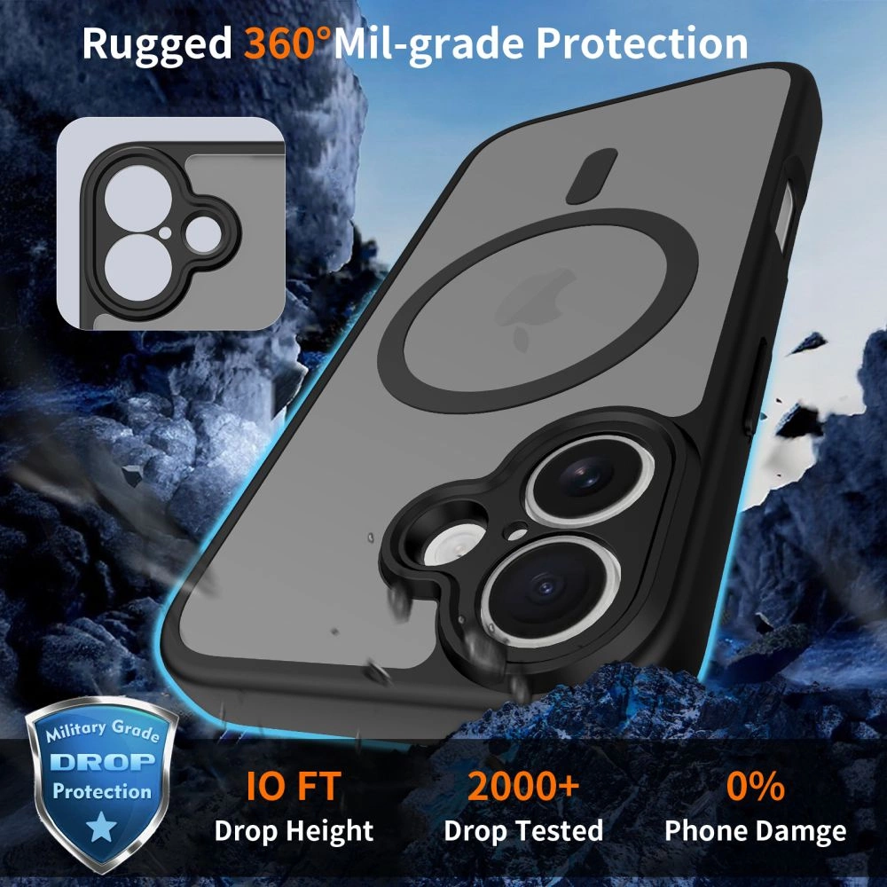 Tech-Protect BasicMag MagSafe Case for iPhone 17 - Matte Blackeng