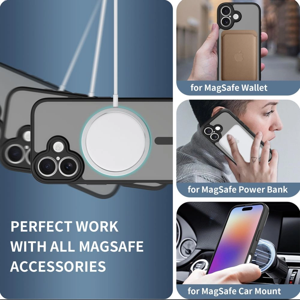 Tech-Protect BasicMag MagSafe Case for iPhone 17 - Matte Blackeng
