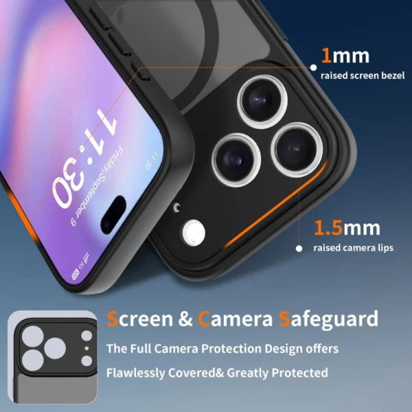 Tech-Protect BasicMag MagSafe Case for iPhone 17 Pro - Matte Blackeng