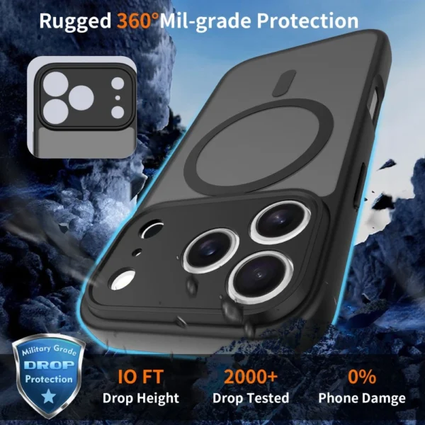 Tech-Protect BasicMag MagSafe Case for iPhone 17 Pro - Matte Blackeng