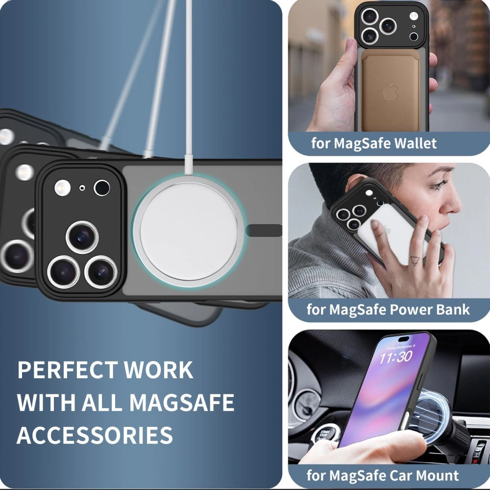 Tech-Protect BasicMag MagSafe Case for iPhone 17 Pro - Matte Blackeng
