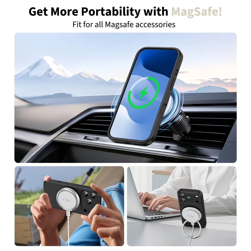Tech-Protect BasicMag MagSafe Case for iPhone 17 Pro Max - Matte Blackeng