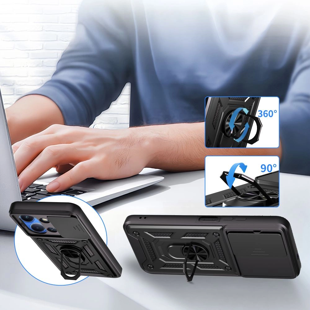 Tech-Protect CamShield Pro Case for Xiaomi Redmi 15C - Blackeng