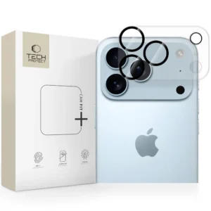 Tech-Protect Cam Fit+ Camera Cover for iPhone 17 Pro - Cleareng