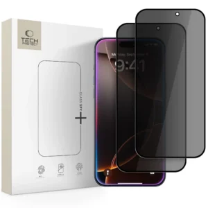 Tech-Protect Glass Spy+ 2-pack privacy glass for iPhone 16 Pro / 17 / 17 Proeng