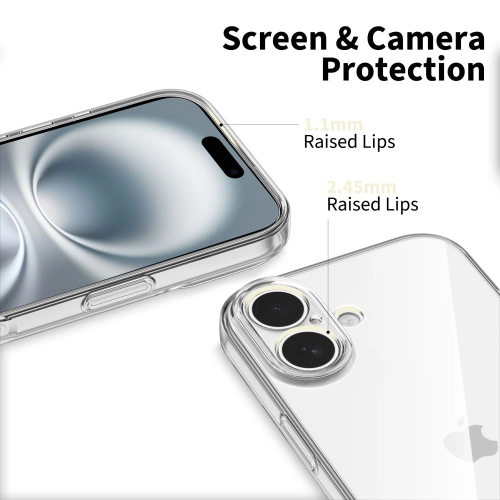 Tech-Protect FlexAir Case for iPhone 17 - Transparenteng