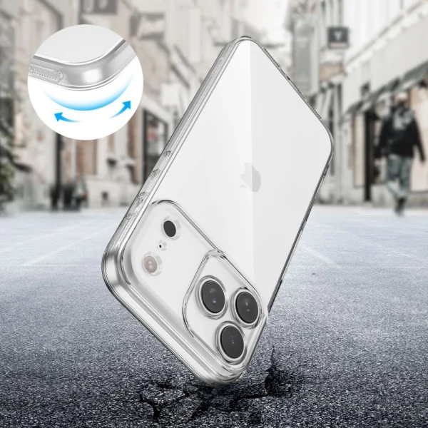 Tech-Protect FlexAir Case for iPhone 17 Pro Max - Cleareng
