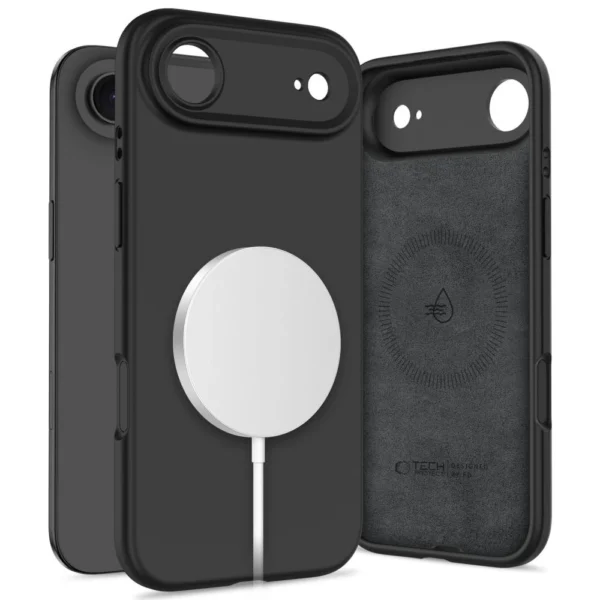 Tech-Protect Silicone MagSafe Case for iPhone 17 Air - Blackeng
