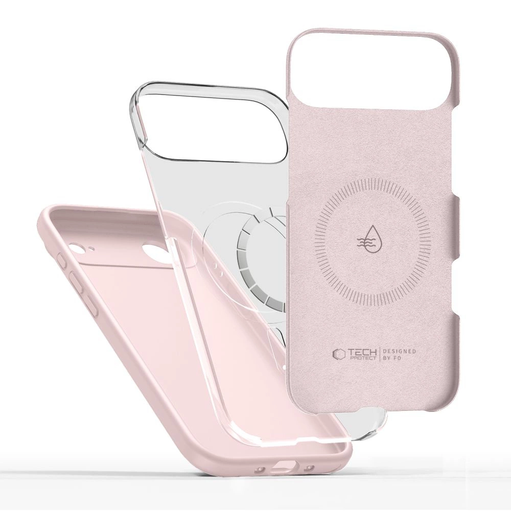 Tech-Protect Silicone MagSafe Case for iPhone 17 Air - Pinkeng