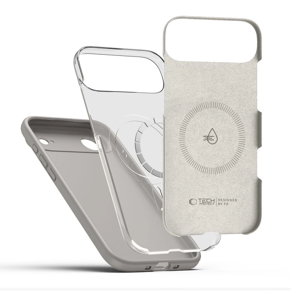 Tech-Protect Silicone MagSafe Case for iPhone 17 Air - Grayeng