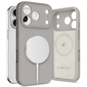 Tech-Protect Silicone MagSafe Case for iPhone 17 Pro - Grayeng