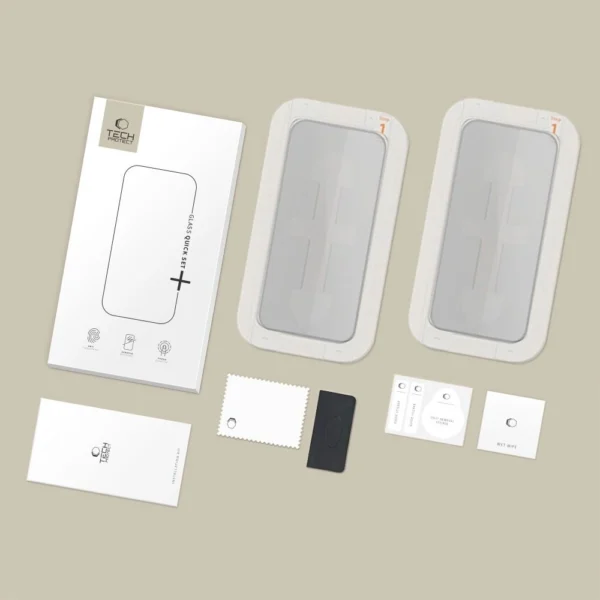 Tech-Protect Quick Set Spy+ Privacy Glass 2-pack for iPhone 13 / 13 Pro / 14 / 16eeng