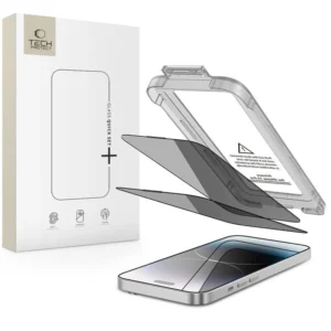 Tech-Protect Quick Set Spy+ Privacy Glass 2-pack for iPhone 14 Proeng