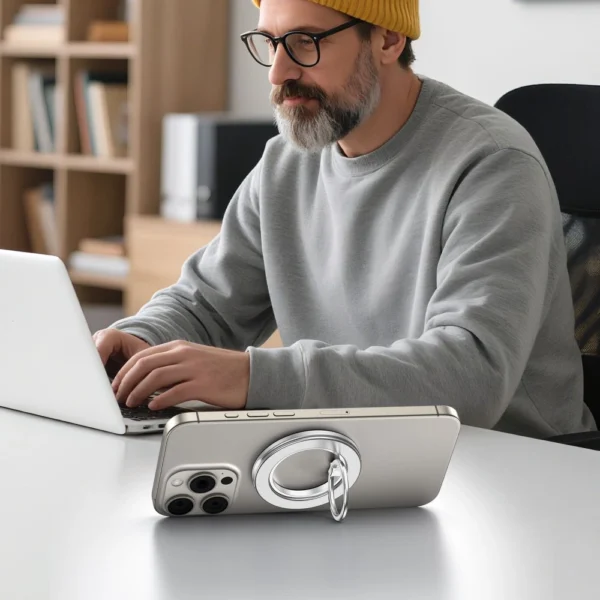 Tech-Protect MMR600 Magsafe Phone Ring Holder - Silvereng