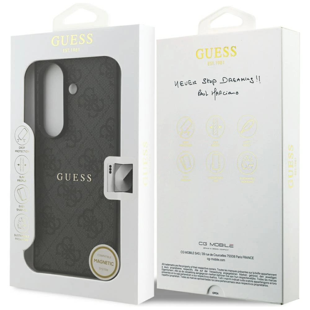 Etui Guess 4G Classic MagSafe na Samsung Galaxy Z Fold7 - czarnepol