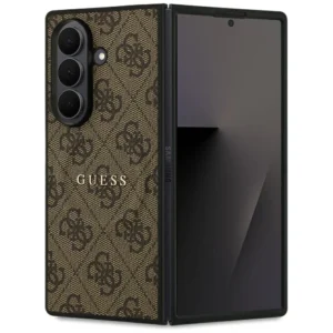 Etui Guess 4G Classic MagSafe na Samsung Galaxy Z Fold7 - brązowepol