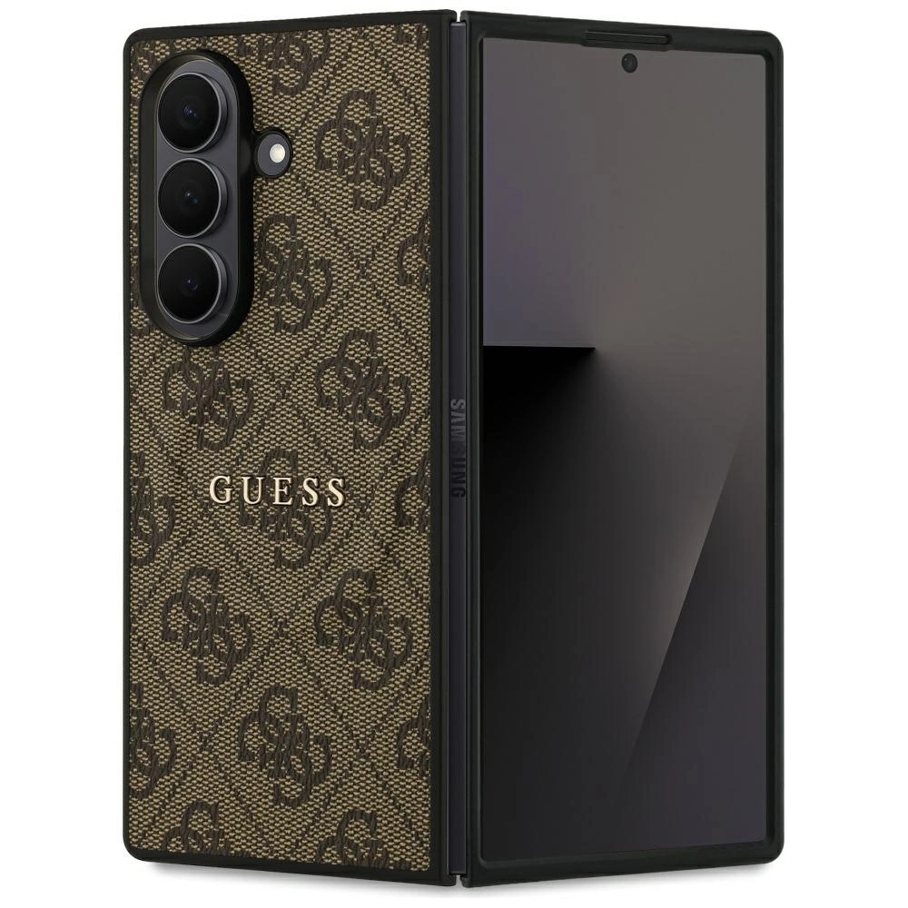 Etui Guess 4G Classic MagSafe na Samsung Galaxy Z Fold7 - brązowepol