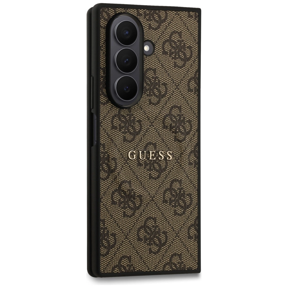 Etui Guess 4G Classic MagSafe na Samsung Galaxy Z Fold7 - brązowepol