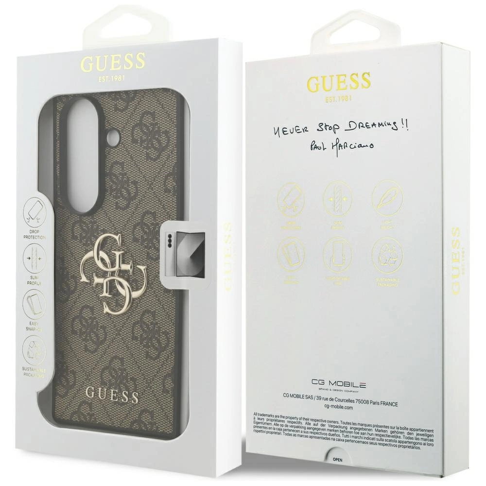 Etui Guess Big 4G Logo Classic Logo do Samsung Galaxy Z Fold7 - brązowepol