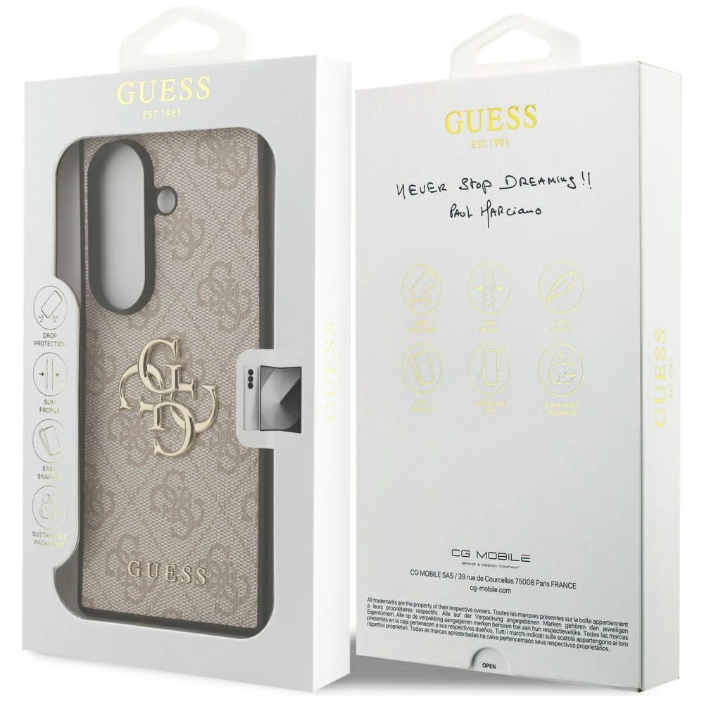 Etui Guess Big 4G Logo Classic Logo na Samsung Galaxy Z Fold7 - różowepol