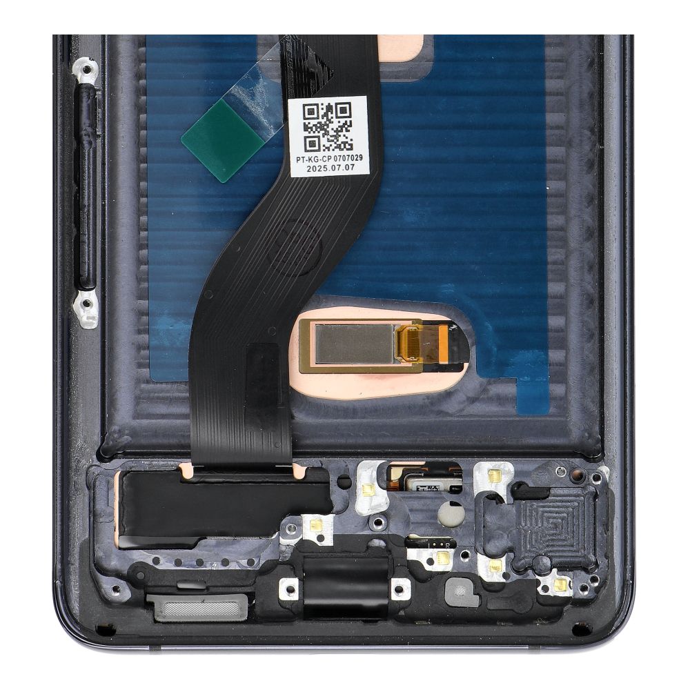25d3b69639e03cad84305a227b600790 LCD Display for SAMSUNG S20 Plus Black SOFT OLED with frame