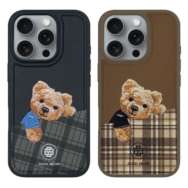 ZUCK BEAR case DARREN compatible with MagSafe 16 champaign gold