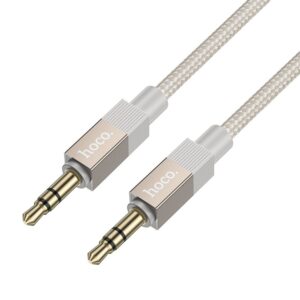 2c0480a27134b372f81d2e4b294e17bb Cable AUX Jack 3,5 mm (male) to Jack 3,5 mm (male) Hoco 1 m UPA32 gold