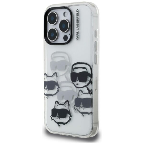 KARL LAGERFELD case for IPHONE 16 PRO KLHCP16LHMCHKCT (IML Multi K&C Head Pattern)