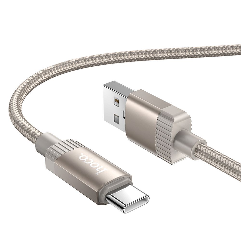 Cable USB A to USB C Hoco 3A 1 m X117 gold