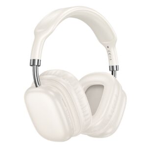 HOCO wire headphones bluetooth W52 milky white
