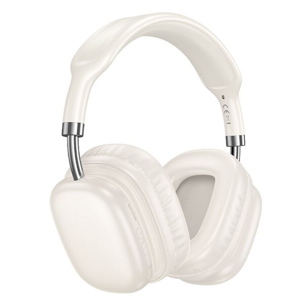 38dd656f77af27e498cf5629d6fa7c8a HOCO wire headphones bluetooth W52 milky white