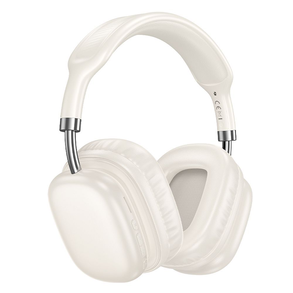 38dd656f77af27e498cf5629d6fa7c8a HOCO wire headphones bluetooth W52 milky white