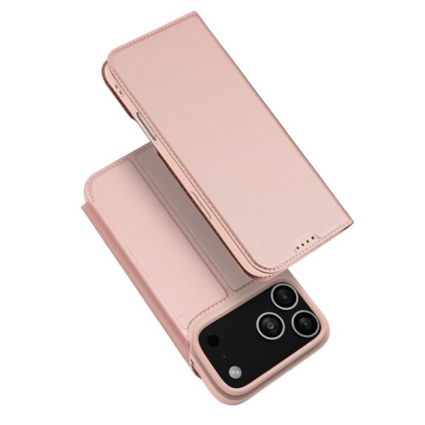 3a13006e5174e94fbd08da245b80c96b DUX DUCIS wallet case SKIN PRO for IPHONE 17 PRO MAX rose