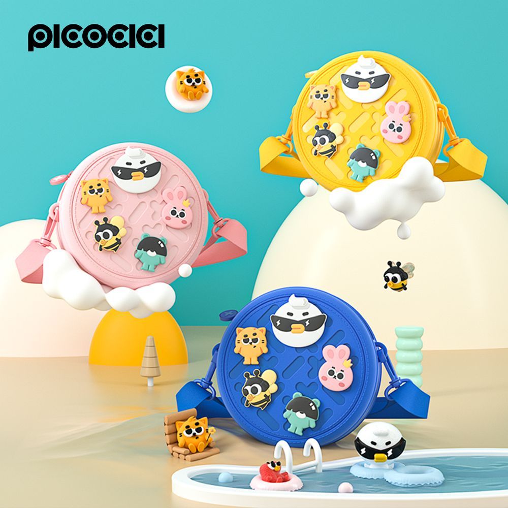 PICOCICI Kids Round Bag K36 blue