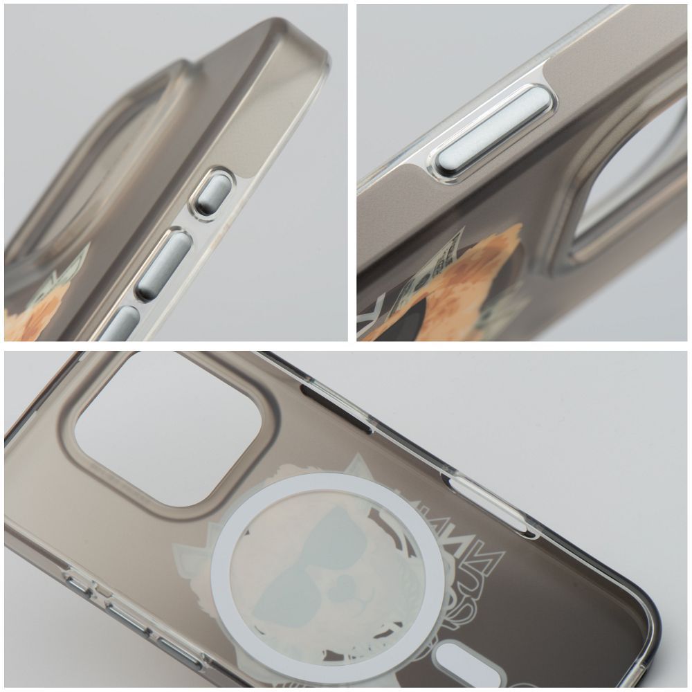 4ac1090baff88c5d4fd3a9774ee54328 ZUCK BEAR case HAROLD MAG compatible with MagSafe for IPHONE 16 Pro Max black