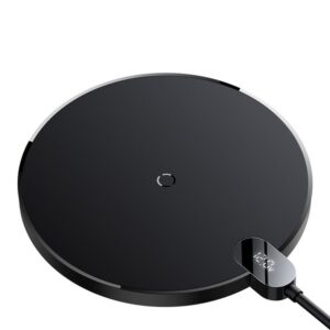 BASEUS wireless charger with digital display 15W CCED000001 black