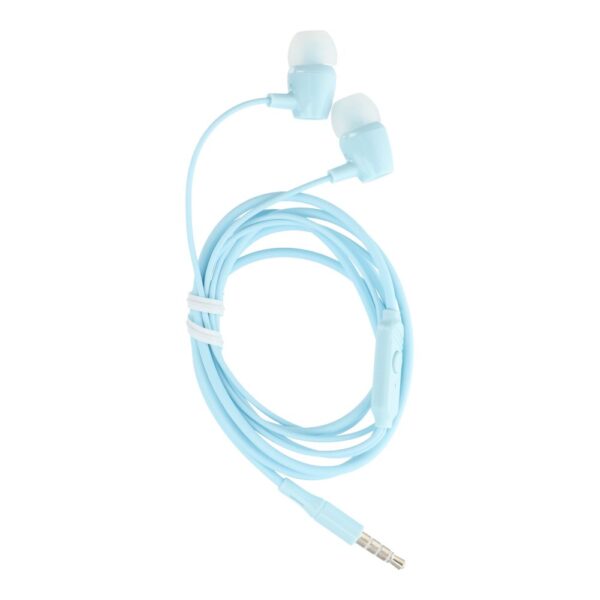 PAVAREAL wire earphone Jack 3,5 mm with microphone PA-E67 blue