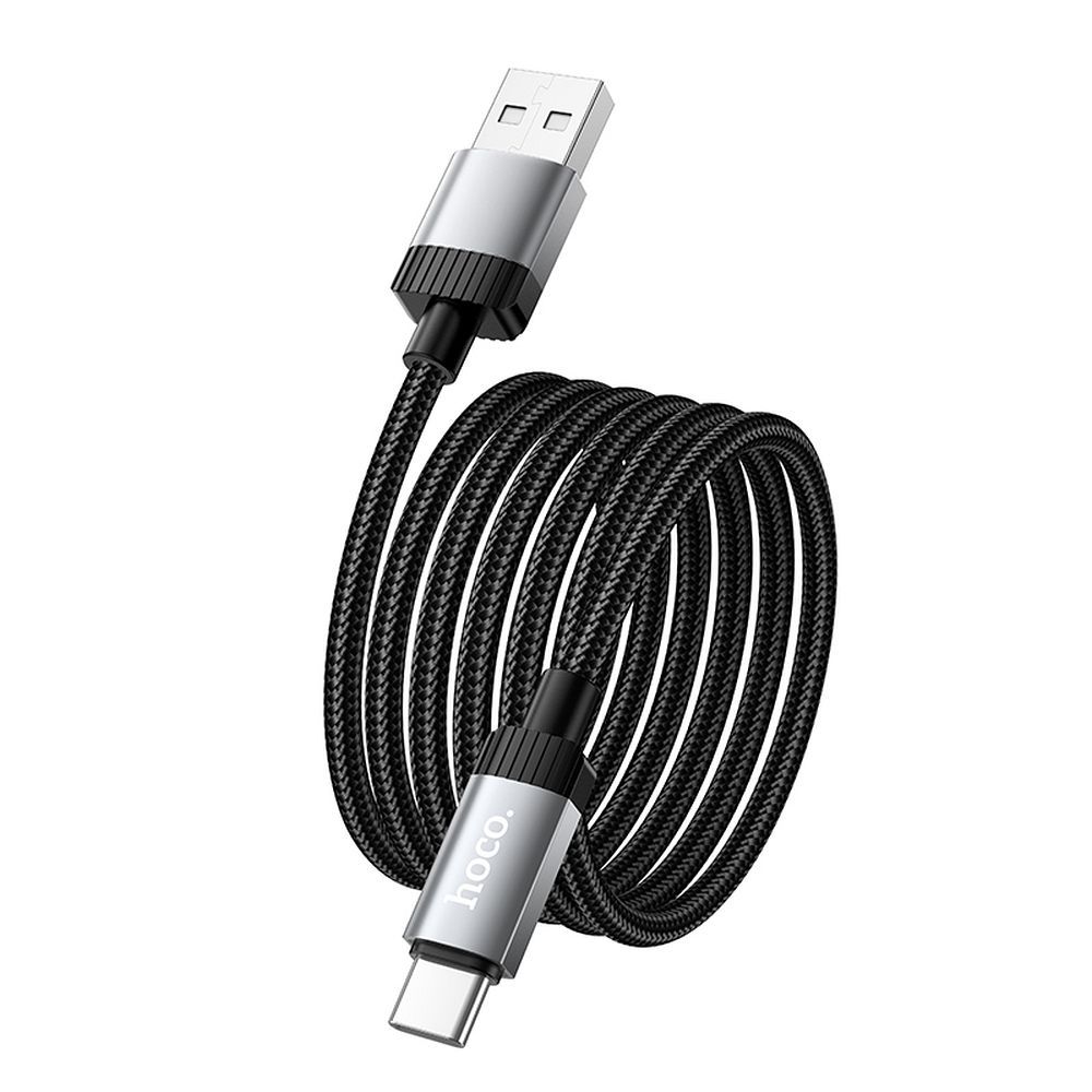 Cable USB A to USB C Hoco 3A 1 m X117 black