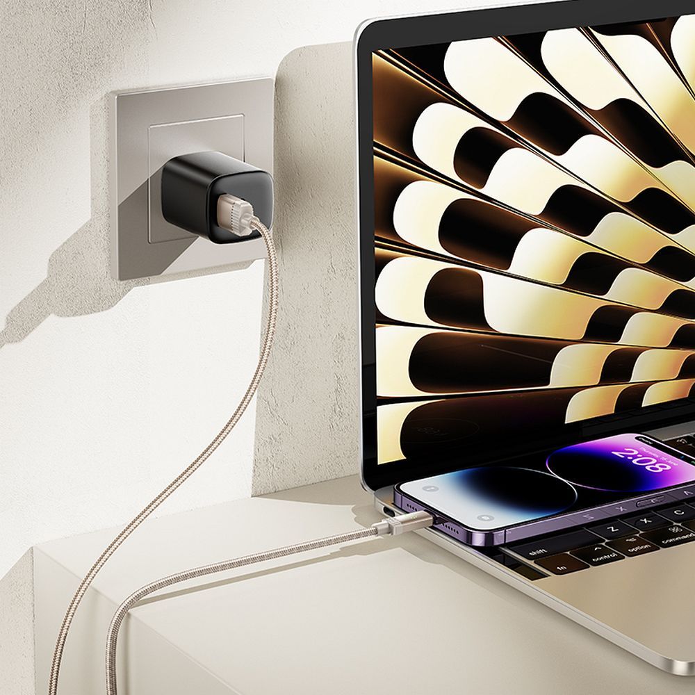 Cable USB A to Lightning Hoco 2,4A 1 m X117 gold