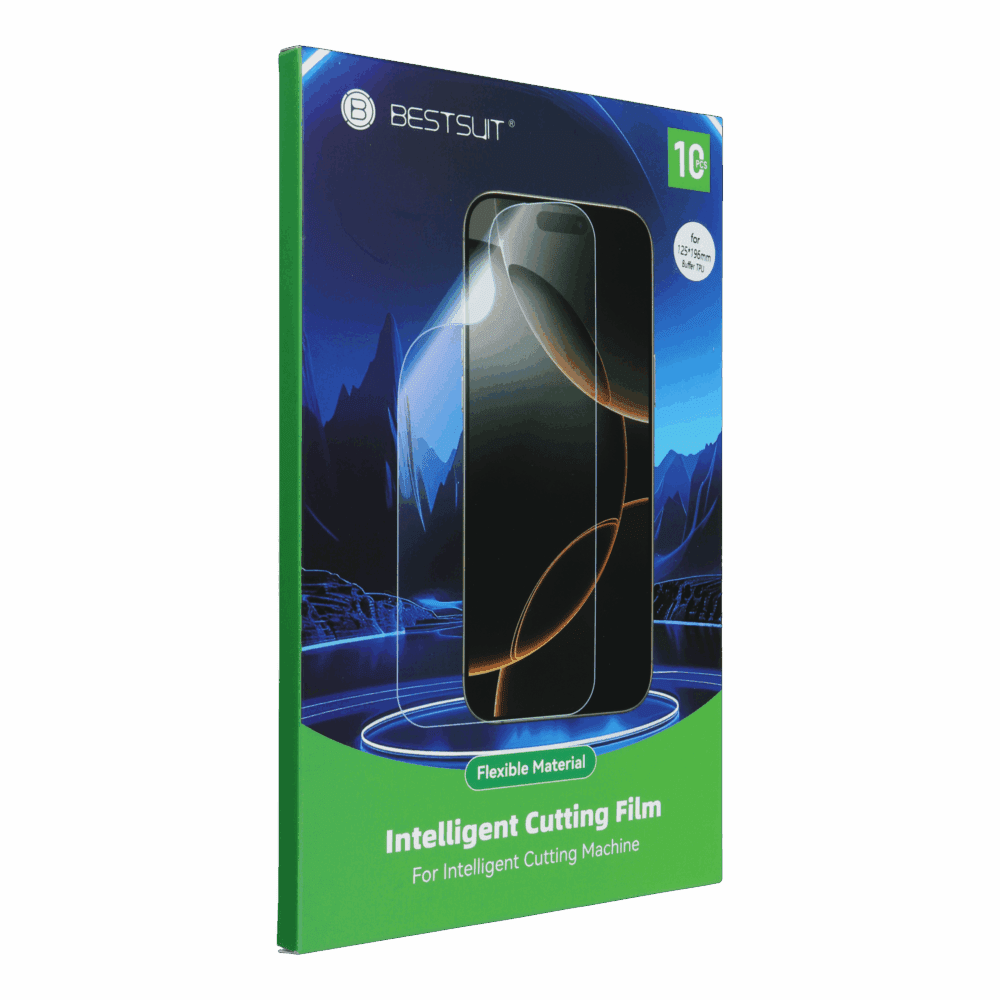 66ce059bef1f9bae087fb0317b8144ff Bestsuit AF Flexible Auto-Repair 0,175mm - Self repair and anti fingerprint TPU film for smart cutting machine 196x125mm (10 pcs/set)