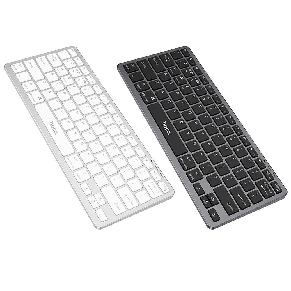6a1cc00a44afdb73881c4a45d6b1004e EOL Wireless keyboard Hoco QWERTY GM32 silver
