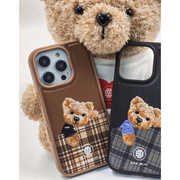 ZUCK BEAR case DARREN compatible with MagSafe 16 champaign gold