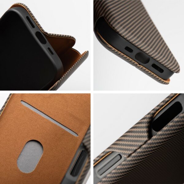 FOLIO Side Magnet book case for SAMSUNG A26 brown