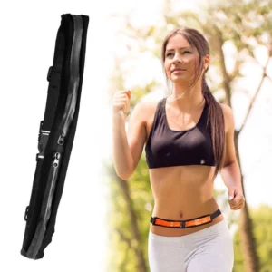 Running belt double waist bag for the phone blackeng