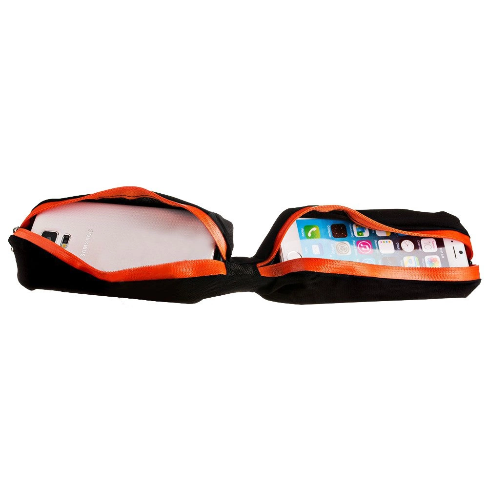 Running belt double waist bag for the phone blackeng