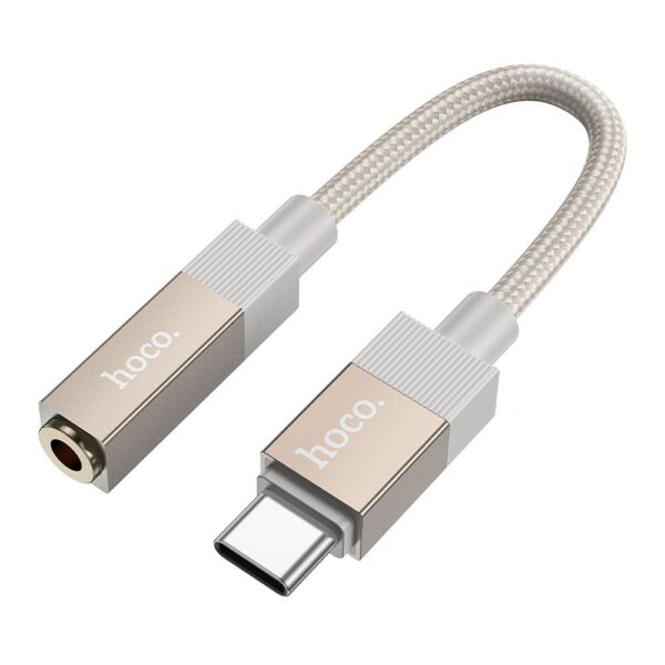 73a3a78c2f3b91dedd025b65582e20cf Adapter AUX USB C (male) to Jack 3,5 mm (female) Hoco UPA32C gold