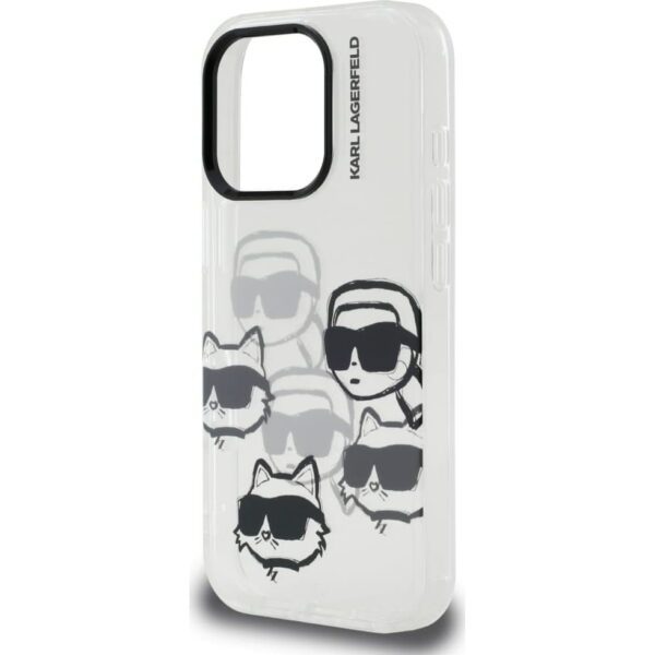 KARL LAGERFELD case for IPHONE 16 PRO MAX KLHCP16XHMCHKCT (IML Multi K&C Head Pattern)