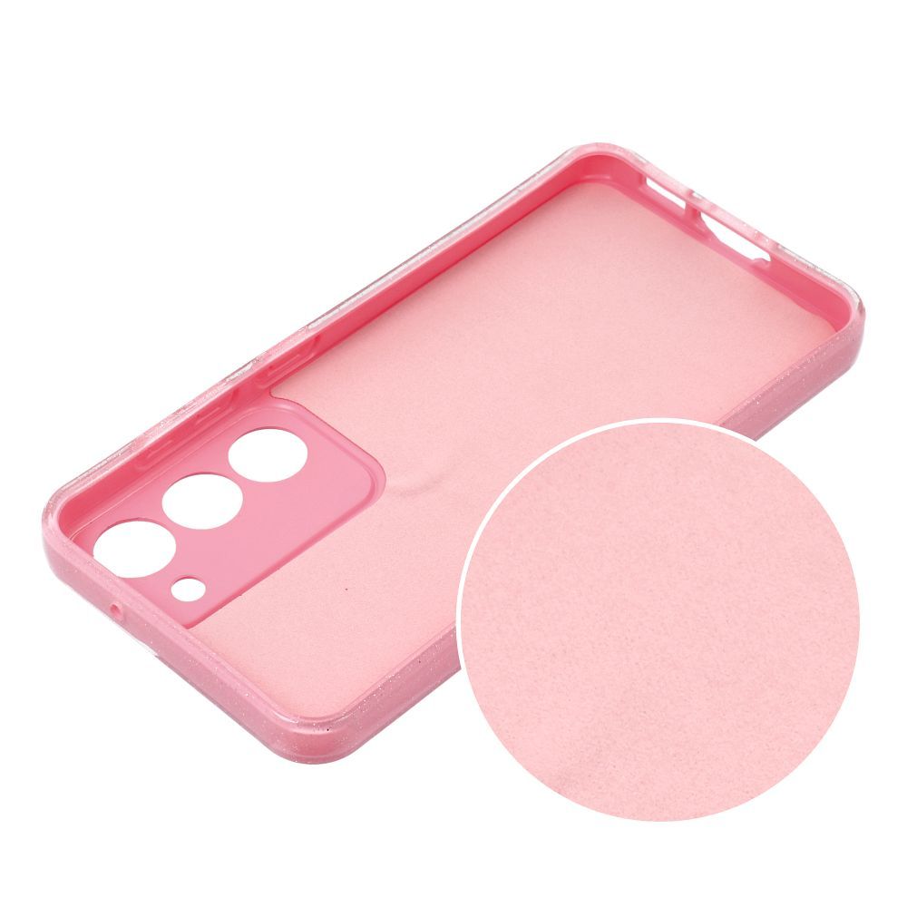 949fd6cb84eb838ff05ab8c975dfed37 CLEAR CASE 2 mm BLINK for XIAOMI Redmi 15C pink