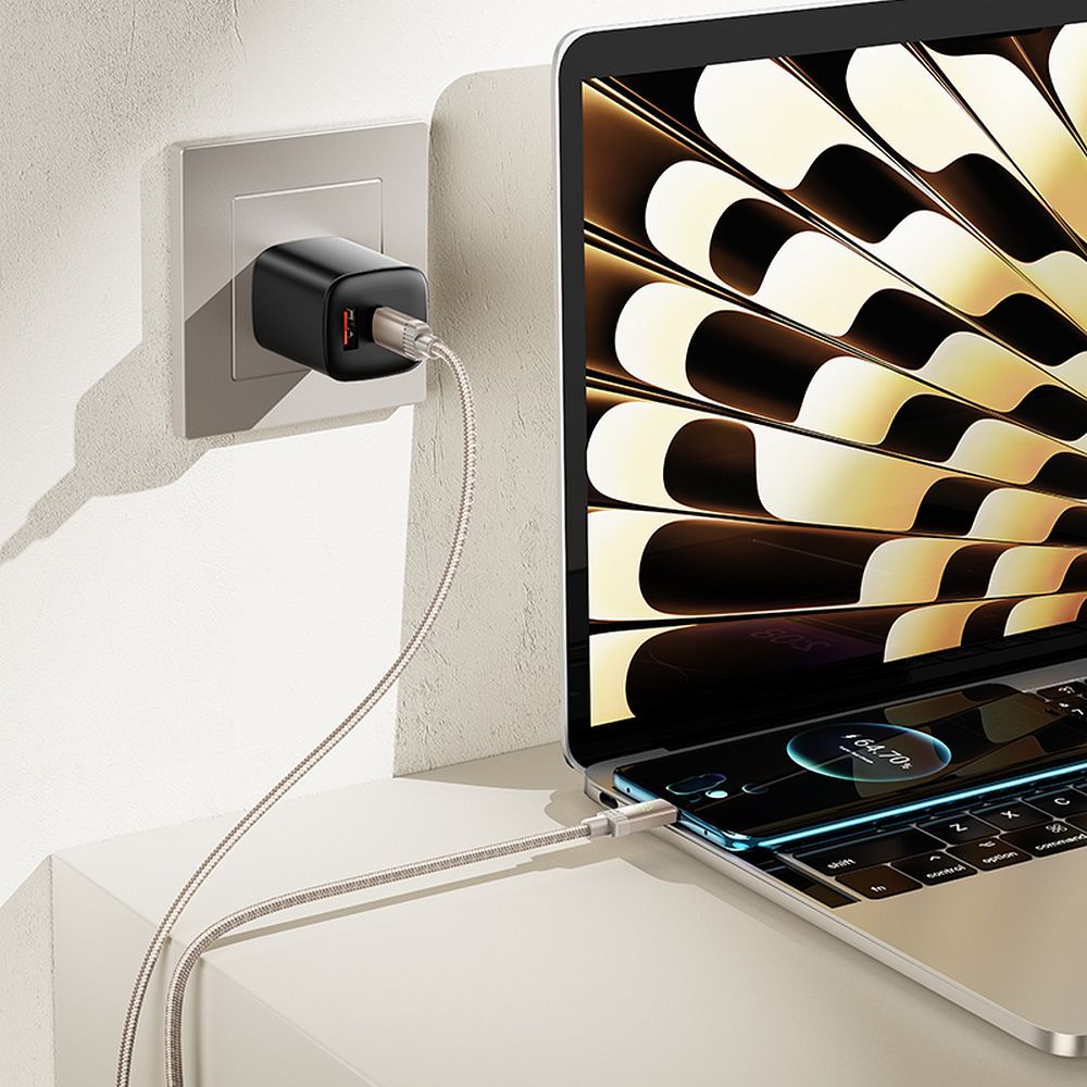 9c57e2bb6c2afbadac5873a6040e1640 Cable USB C to USB C Hoco 3A 60W 1 m X117 gold