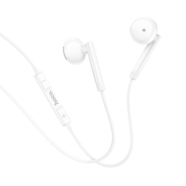 HOCO wire earphones Type C with microphone M95 white